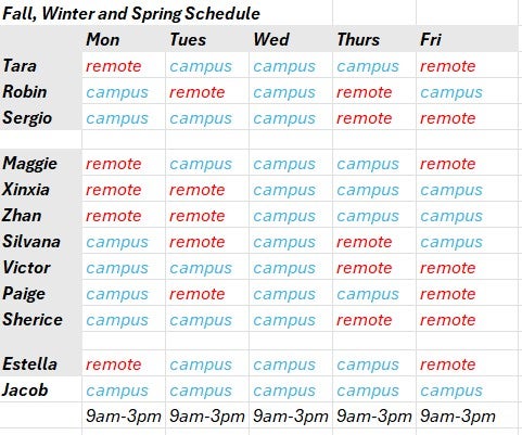 EMN Schedules updated 9.9.2025